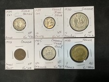 Premium Mixed Country 1930-1939 XF  6 Coin Lot.  R11194