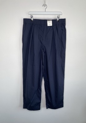 NWT M&S Pure Cotton Pull On Trousers Lightweight Summer Easy Care Pants UK 16
