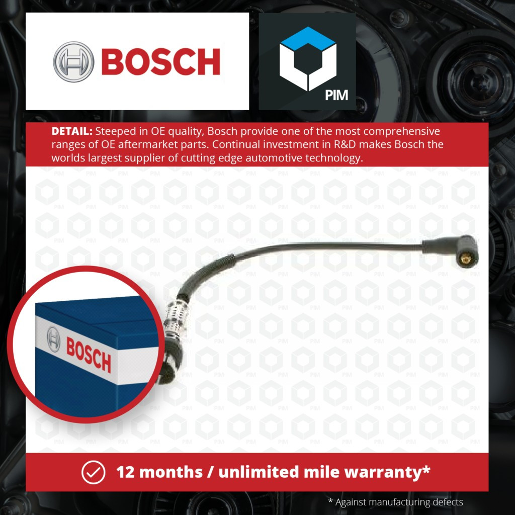 Fits BOSCH 0 986 356 859 Ignition Cable Kit DE Stock | UK