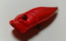 Megabass POP X Lure Viper Red Slightly Used Topwater Fishing Bait