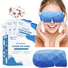 16 Packs Steam Eye Mask, Heated Eye Mask for Sleeping, Warm Compress for Eyes, S