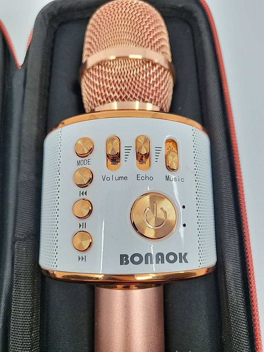 BONAOK Microfoon Karaoke-Speelgoed, 2 Microfoons Bluetooth