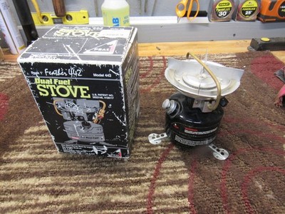 Coleman Peak 1 Feather 442 Duel Fuel Portable Stove for Camping New - Never Used