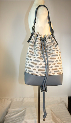 GIORGIO ARMANI Damen Tasche Rucksack Lammleder Baumwolle Kaschmir Italy