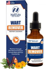 Natural Wart Remover Treatment Liquid Drops   Fast Safe for Kids Maximum Stre...