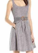 NWT Nine West Fit & Flare Sleeveless Mini Dress Size 14