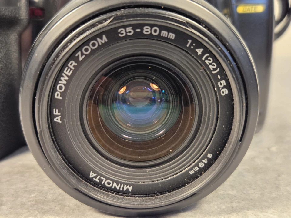 NICE Minolta Maxxum 450si Date w/ Minolta AF Zoom 35-80mm 1:4-5.6 lens Tested - Image 4 of 4