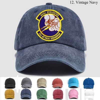 Customized Personalization Embroidered Hat 22nd Attack Squadron, Trucker Hat