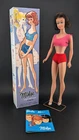 Vintage 1960s Mattel Midge #860 Brunette SL Doll Boxed with Accessories