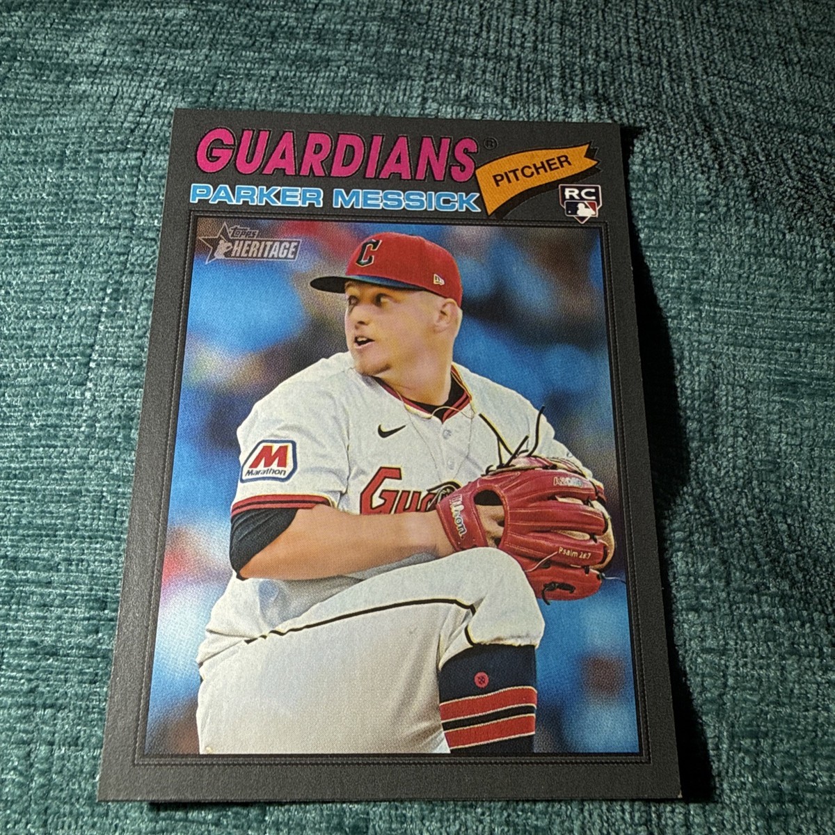 2026 Topps Heritage - Parker Messick - Dark Gray Border Parallel