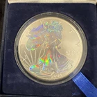 2004 Walking Liberty Silver Dollar Holographic Rare 🔥 Free Ship 1oz Silver