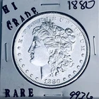 1880 MORGAN SILVER DOLLAR HI GRADE GENUINE U.S. MINT RARE COIN 9936
