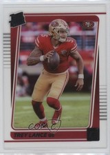 2021 Panini Clearly Donruss Rated Rookie Purple Trey Lance #54 0wp8