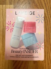 Laneige Sephora Beauty Insider 3 Piece Set Water Bank Moisturizer Lip Mask NIB