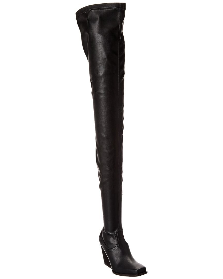 Stella Mccartney Bow Stretch Over-The-Knee Boot Womens Black 35 77890₽