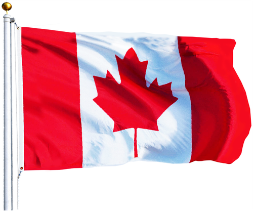 CANADA + CANADA 1957 3ft x 5ft BANNER/FLAG 2 PK HIGH QUALITY 100% POLYESTER - Picture 6 of 6