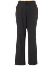 Classiques Entier 14 grey Woolmark wool blend wide leg high rise classic pant