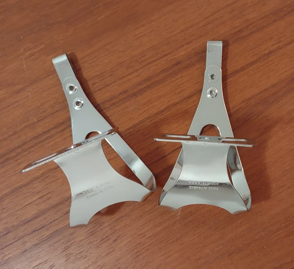 NOS Vintage Bike Christophe Toe Clips Bicycling - Image 2 of 2