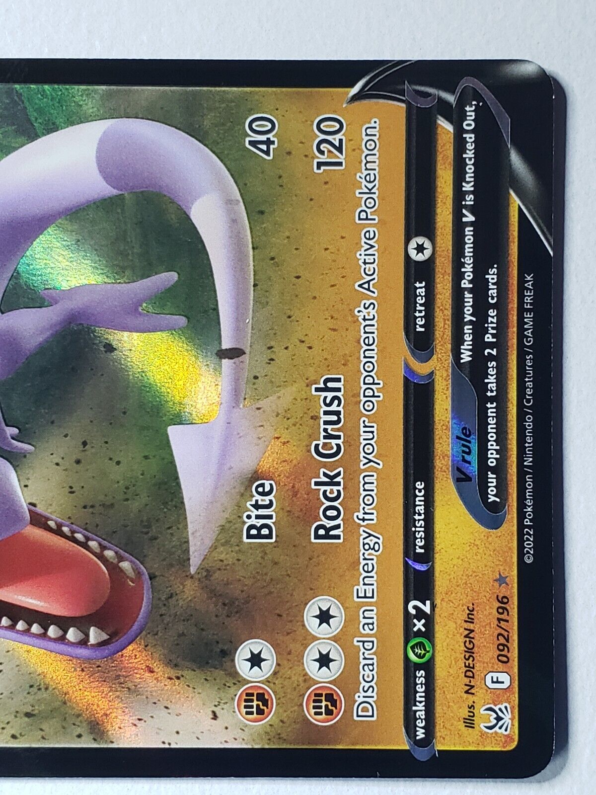 Aerodactyl V - 092/196 Ultra Rare - Lost Origin – JAB Games13