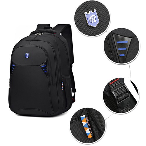 Rucksack Herren Wasserdicht Freizeit Reise Arbeit Laptop Schulrucksack Bag - Bild 4 von 12