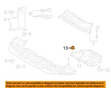 FORD OEM Splash Shield-Under Cover Nut W702438S300