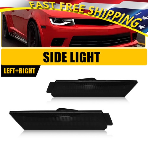 4PCS Side Marker Signal Lights Reflectors Amber Red Lens For - Foto 10