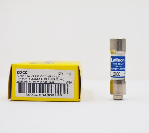10pcs Bussmann Edison EDCC2  Fuse 2 Amp  Slow Blow Time Delay Fuse✦Kd - Picture 5 of 5