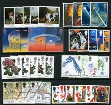 GR BRITAIN 1991 Commemorative Year Set, 8 sets Mint NH