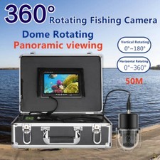 7 Inch 50M Underwater Fishing Camera IP68 Waterproof 360 Degree Rotating Camera