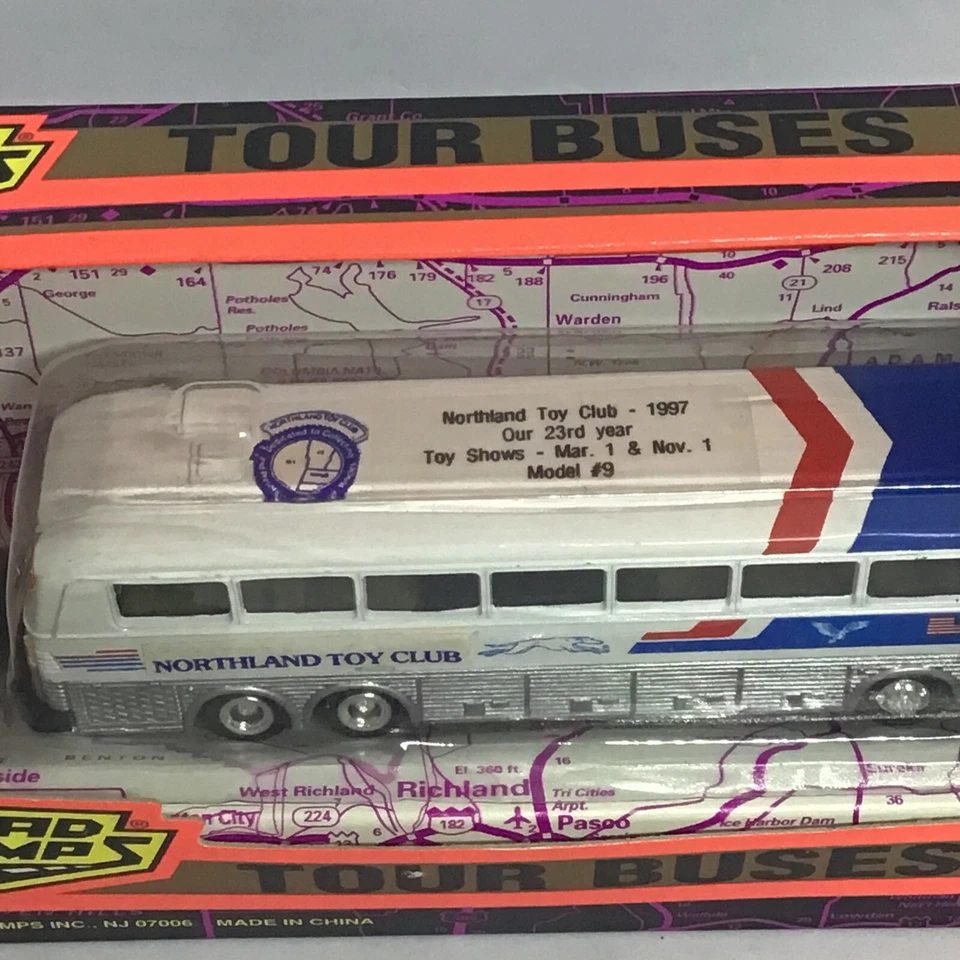 Autobuses turísticos Northland Toy Club Greyhound 1997 NOS Road Champs *MUY RARO* Foto 3 de 4