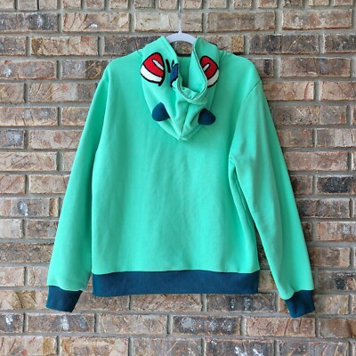Kanto Starter Pokemon Zip Hoodie Size Small Bulbasaur Green Kanto Starter Pokemon Zip Hoodie Size Small Bulbasaur Green