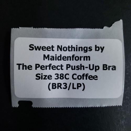 Sweet Nothings By Maidenform The Perfect Push-Up Bra 38C Coffee Brown... - Picture 6 of 6