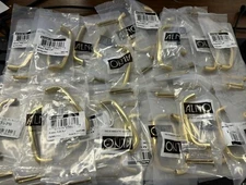 Lot of 25 - Creations by Alno A1236-PB Modern 3" Pull Polished Brass  434C