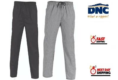 DNC Workwear Unisex Polyester Cotton Drawstring Chef Pants (1501)