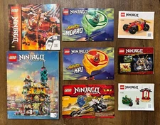 Lego Ninjago 8  Instruction Manuals Only