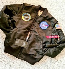 Alpha Industries Nasa Ma1 Bomber Jacket Size S