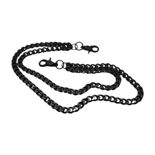 Men's Biker Wallet Chain with 2 Long Strands for Motorcycle Fashion
