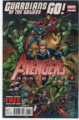AVENGERS ASSEMBLE #6   CAPTAIN BRITAIN APPEARANCE - MARK BAGLEY COVER ART   2012