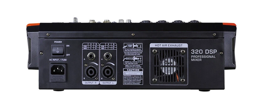 Audio2000'S AMX7381 4-Channel Powered Audio Mixer with 320 DSP Sound Effects-NEW - Image 2 of 4