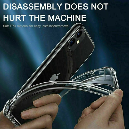 Clear Soft TPU Shockproof Silicone Phone Case For iPhone 13 Pro Max 12 11 X XR - 第 8/10 張圖片