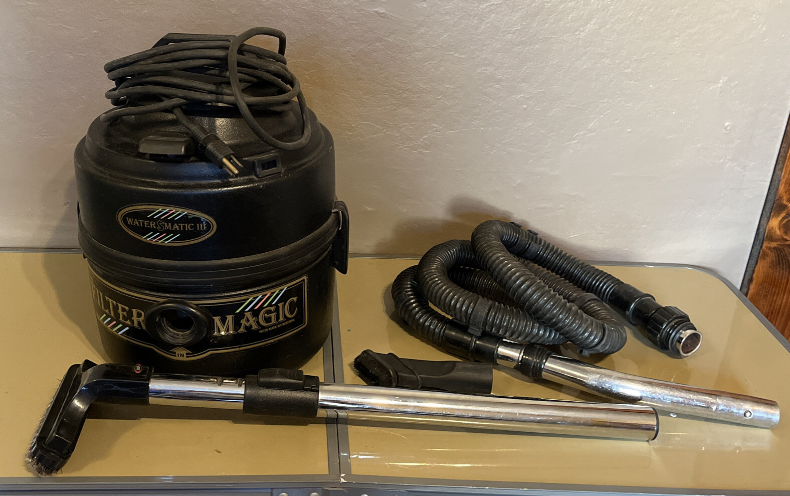 SMI Filter Magic Water Matic III Canister Vacuum Cleaner RARE Tested 2