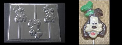 GOOFY Face MICKEY MOUSE Lollipop Chocolate Soap Candy Gummy Mold
