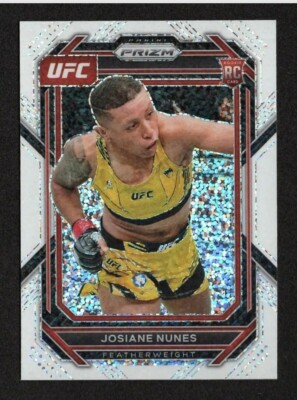 2023 Panini Prizm Josiane Nunes RC Rookie White Sparkle SSP #119