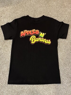 Star Fire Genetix Apple N Bananas Strain T-shirt Size Small Black Weed Shirt