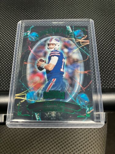 2022 PANINI CONTENDERS JOSH ALLEN GREEN SUPERNATURAL SN-JAL Mint - Picture 1 of 2