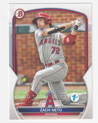 2023 Bowman Prospects 1st Edition BPPF-64 ZACH NETO RC Rookie Los