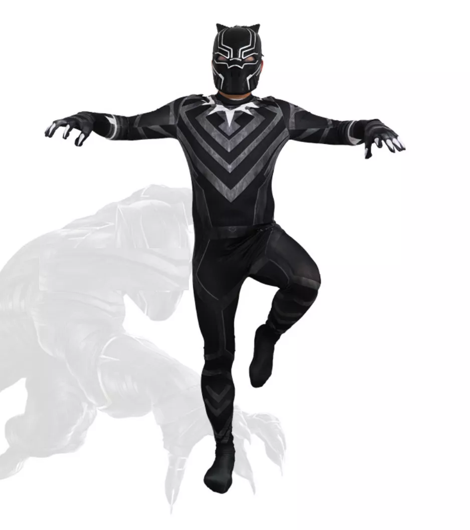 Simile Black Panther Costume Carnevale Bambino Uomo Cosplay Costume  BLACKP04