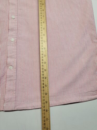 Banana Republic Herren Hemd XL Seersucker Standard Fit Button Down Kurzarm - Bild 10 von 10
