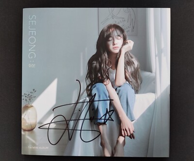 Kim Sejeong real hand signed autographed PROMO album IOI kpop | eBay