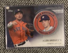2020 Topps ALEX BREGMAN Commemorative Coin Relic Card #TPM-AB Series 2 Astros
